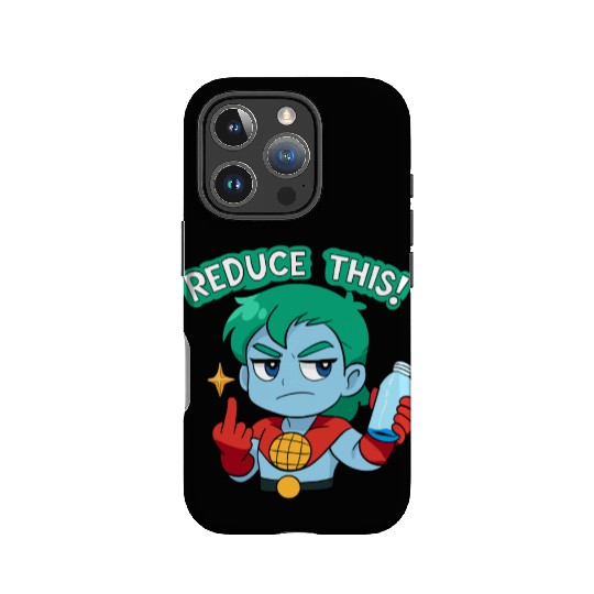 Chibi Style Captain Planet Reduce This!Design IPhone Cases