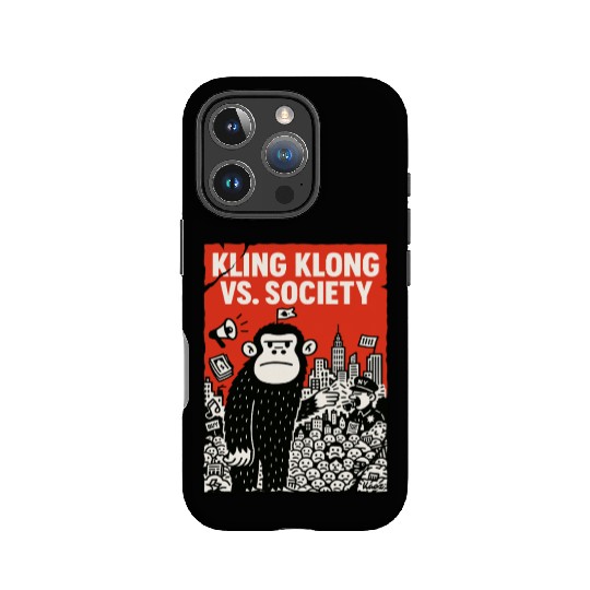 Kling Klong vs. Society – Protest Ape IPhone Cases