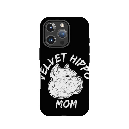 Velvet Hippo Mom – Bully Dog Lovers IPhone Cases