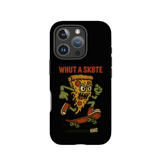 Skate Pizza Monster – WHUT A SK8TE Slice IPhone Cases