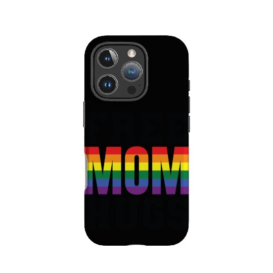 Free Mom Hugs LGBT Gay IPhone Cases