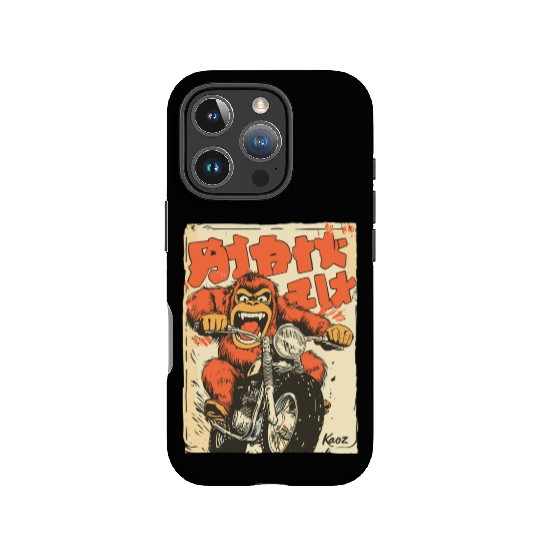 Monkey Mayhem – Vintage Ape on a Motorcycle IPhone Cases