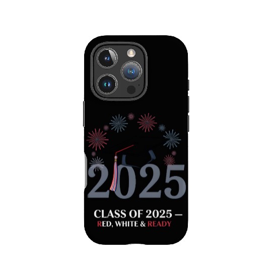 Class of 2025 – Red White & Ready IPhone Cases