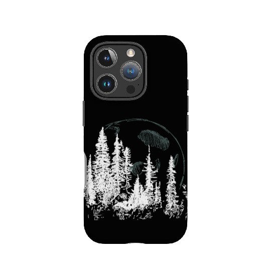 Forest Moon – Lunar Light in the Wilderness IPhone Cases