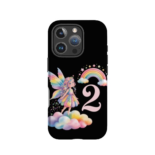Magical Rainbow Fairy Elf 2nd Birthday Girl IPhone Cases