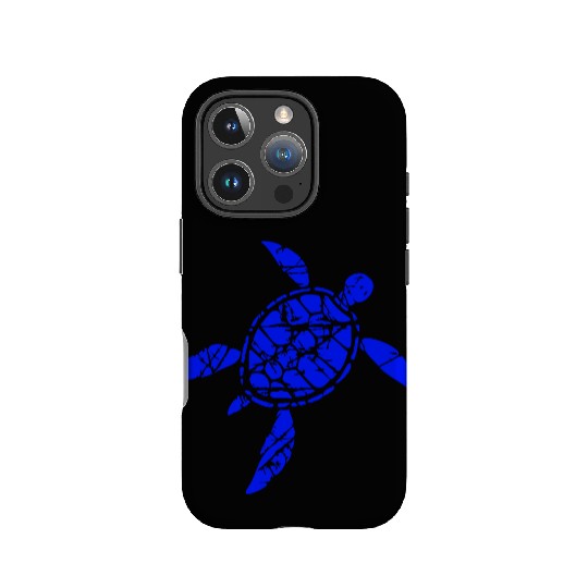 Turtle pattern cracks scratches vintage retro cool IPhone Cases