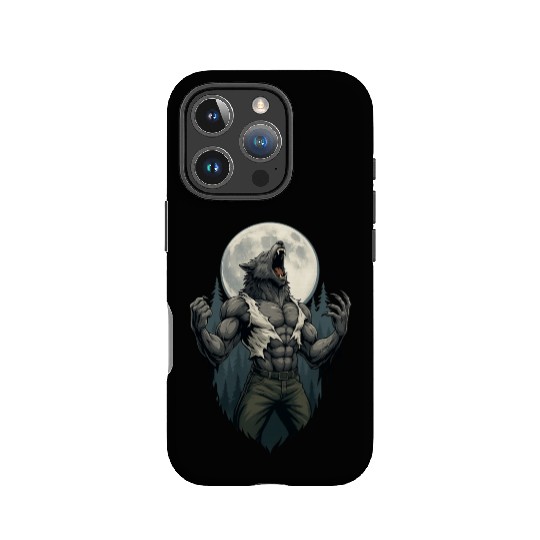 Howl of the Alpha – Werewolf Under the Moon IPhone Cases