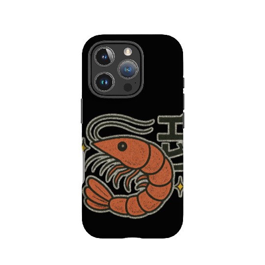 Kawaii Shrimp Japanese IPhone Cases