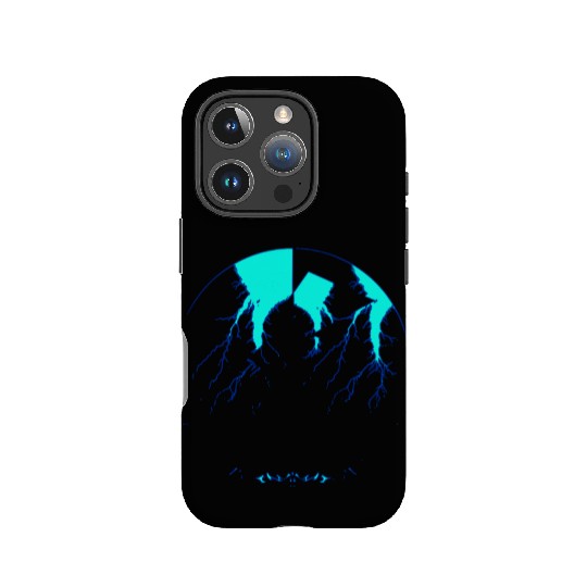 Royal Blue Lightning shadow IPhone Cases