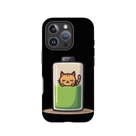 Cat Nap Battery IPhone Cases