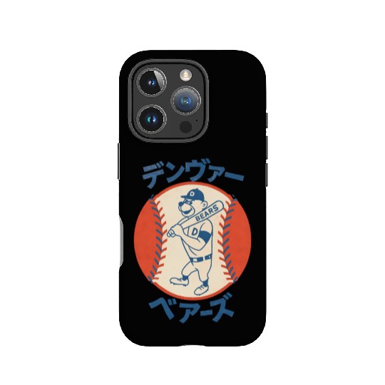 Vintage Denver Bears Baseball Japanese Style IPhone Cases