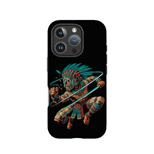 Aztec Warrior - Inca Maya Mayans IPhone Cases
