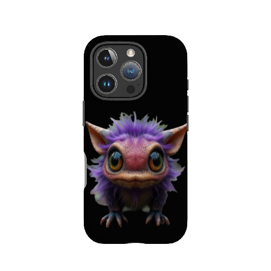Cutie Creature - Purple IPhone Cases