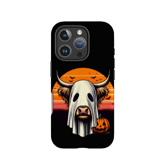 Bovine Spirit Halloween Design IPhone Cases