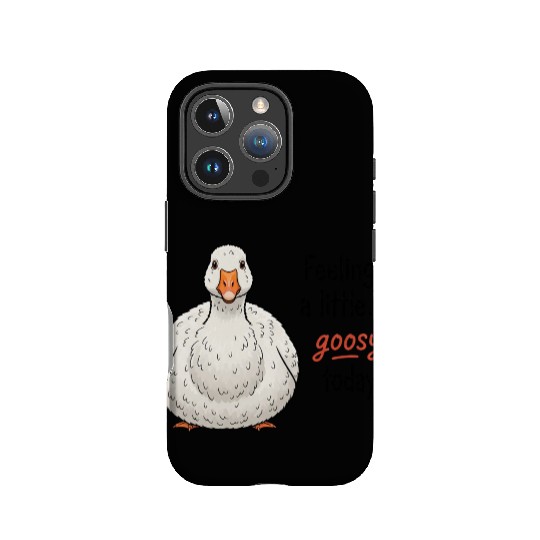 Goofy Goose Feeling a Little Happy IPhone Cases