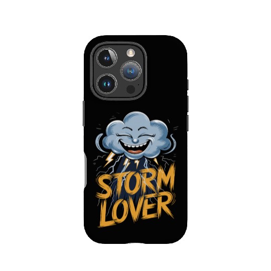 Storm Lover Cloud with Lightning Art IPhone Cases