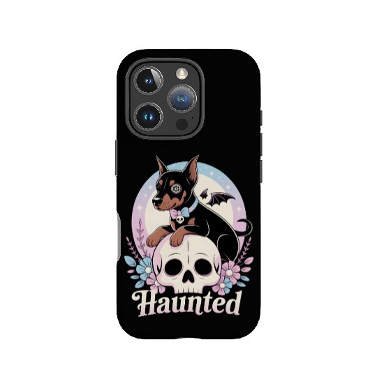 Haunted Doberman Puppy – Spooky Cute Gothic Dog IPhone Cases