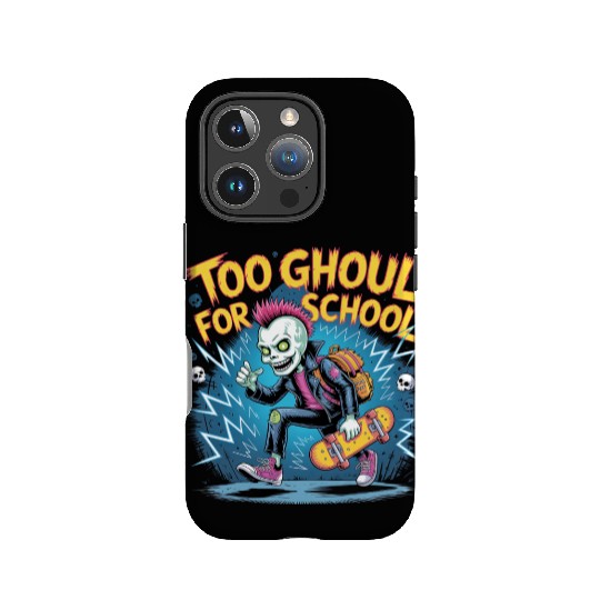 Too Ghoul for School – Punk Ghost Halloween IPhone Cases