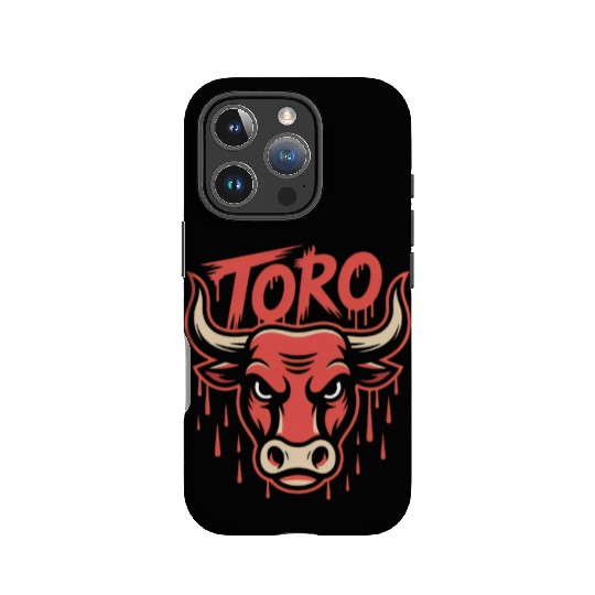 Bold Toro Bull Graphic IPhone Cases
