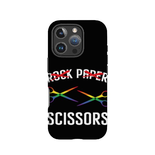 Funny Rock Paper Scissors LGBTQ Pride IPhone Cases