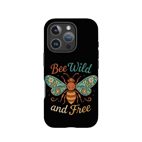 Bee Wild and Free Nature Motif IPhone Cases