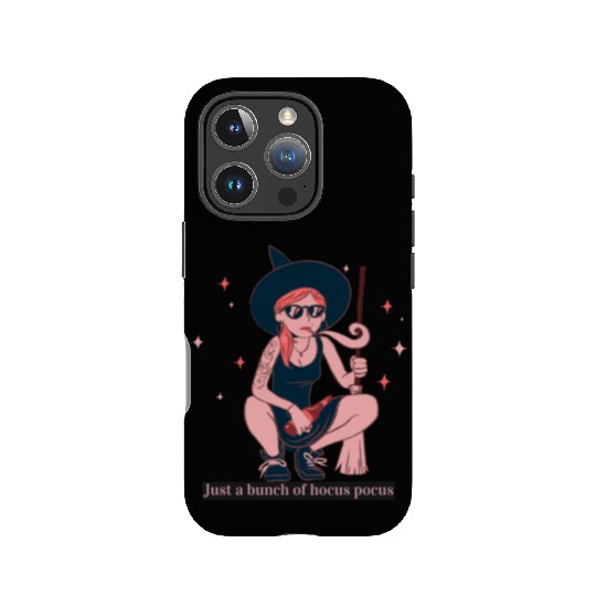Witch Girl Hocus Pocus Illustration IPhone Cases