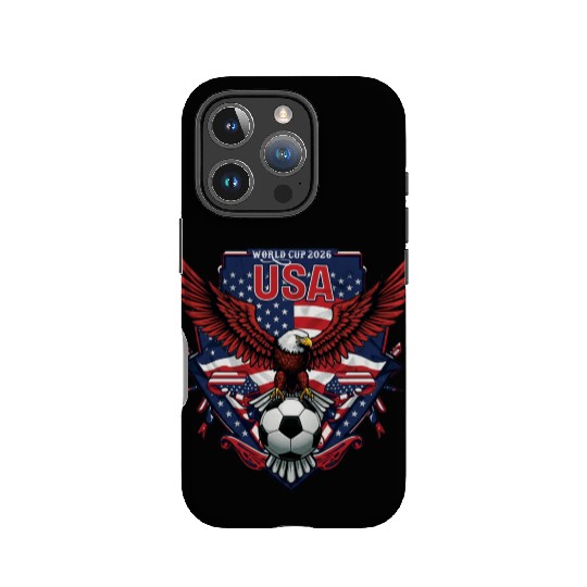 USA Soccer World Cup 2026 Eagle Patriotic Apparel IPhone Cases
