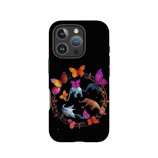Whimsical Forest Animal Circle IPhone Cases
