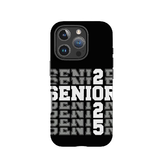 Futuristic Senior Number Typography IPhone Cases