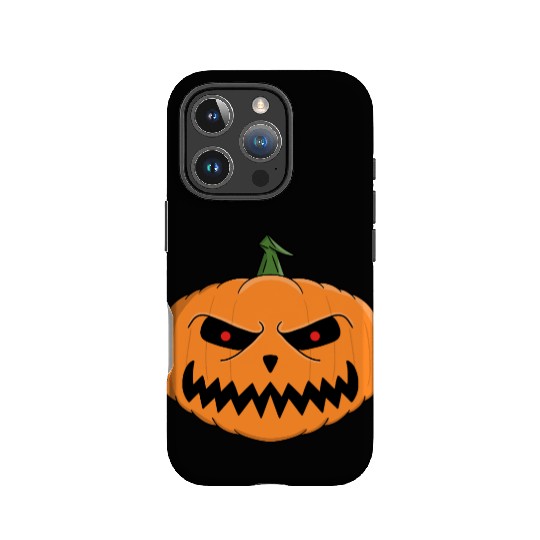 Menacing Jack-O'-Lantern Halloween Design IPhone Cases