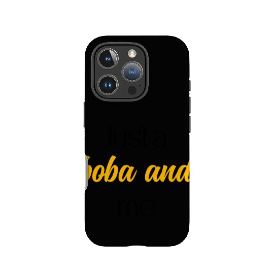 Just A Boba And Me Relaxing Bubble Tea Moment	 IPhone Cases