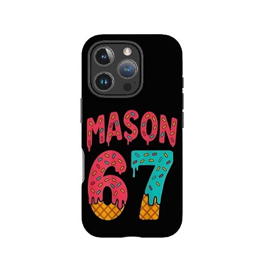 Mason 67 Ice Cream Cute Meme Six Seven IPhone Cases