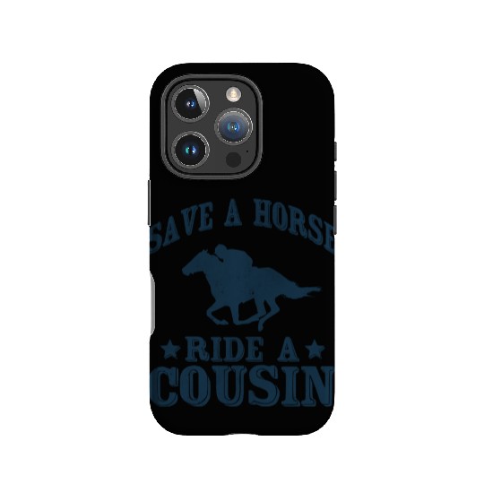 Save a Horse Ride A Cousin Hillbilly Southern Joke IPhone Cases
