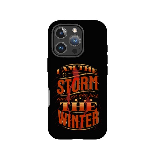 Lamenting Storm Winter Design IPhone Cases