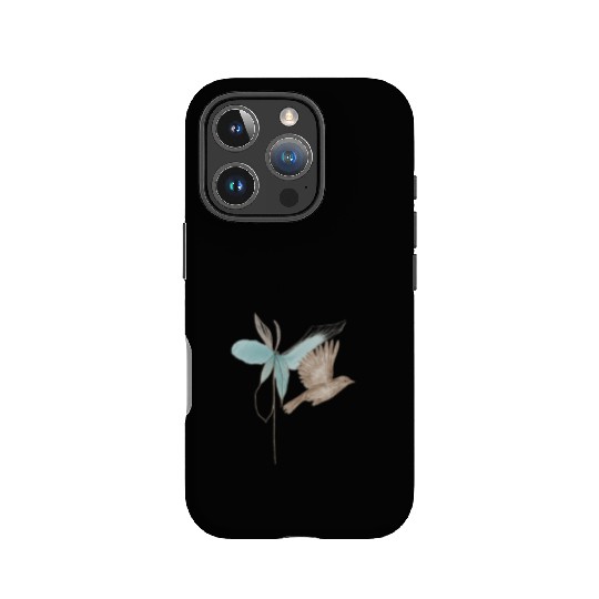 Minimalist Bird & Nature Sketch IPhone Cases