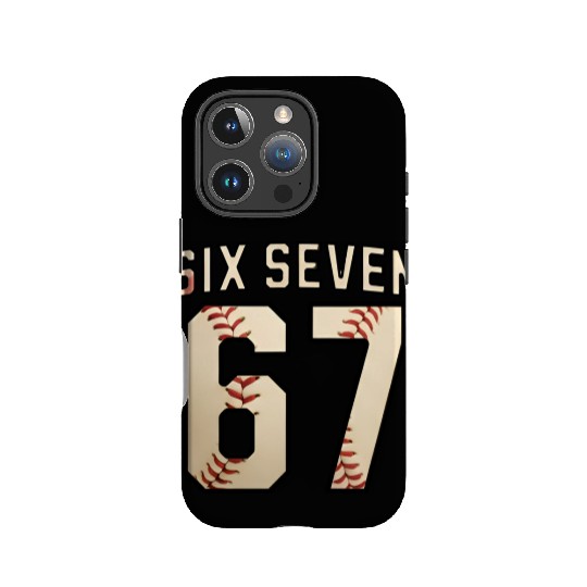 Six Seven 67 Funny Meme IPhone Cases