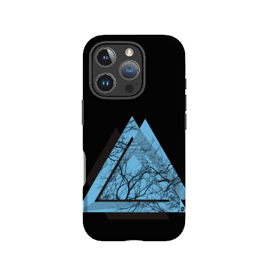 AD triangle black IPhone Cases