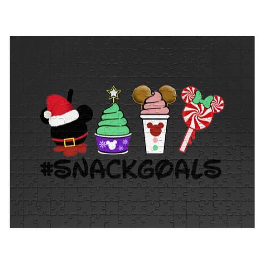 Snack Goals Disney Christmas Snacks Jigsaw Puzzles
