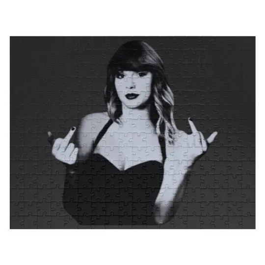 Discover Taylor Jigsaw Puzzles, Taylor Version Merch, Flipping the Bird Jigsaw Puzzles
