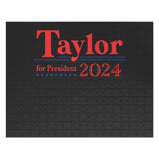 Discover Taylor For President 2024 Jigsaw Puzzles