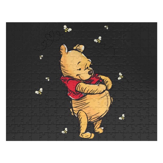 Discover Disney Winnie the Pooh Jigsaw Puzzles, Pooh Bear with Bee Jigsaw Puzzles