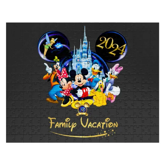 Disney Family Vacation 2024 Jigsaw Puzzles, Disney 2024 Jigsaw Puzzles, Disney Family Jigsaw Puzzles, Disneyland 2024 Jigsaw Puzzles