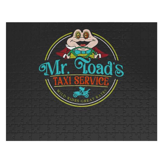 Disney Vintage Mr. Toad's Taxi Service Great Rates Jigsaw Puzzles