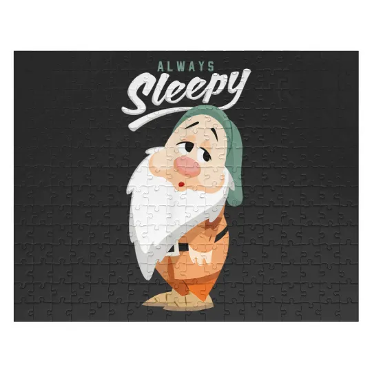 Disney Snow White And The Seven Dwarfs Always Sleepy Jigsaw Puzzles, WDW Magic Kingdom Disneyland Family Vacation Birthday Gift