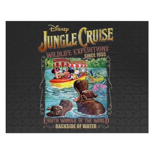 Vintage Disney Jungle Cruise Ride Jigsaw Puzzles, Disney Cruise Jigsaw Puzzles, Jungle Cruise Jigsaw Puzzles, Mickey and Friends
