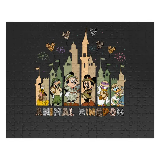 Disney Animal Kingdom Jigsaw Puzzles, Magic Kingdom Jigsaw Puzzles, Disney Leopard Print