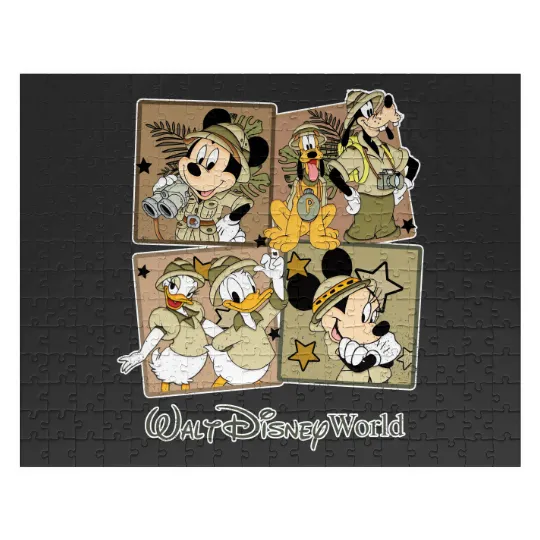 Disney Animal Kingdom Jigsaw Puzzles, Mickey Animal Kingdom Jigsaw Puzzles, Animal Kingdom Family Matching Jigsaw Puzzles