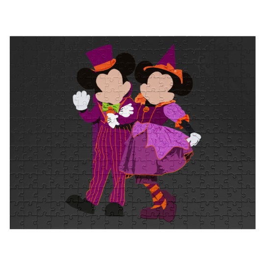 Celebrate Halloween in True Disney Style with Mickey Pumpkin Ears : Mickey Halloween Jigsaw Puzzles