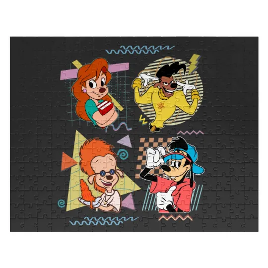 Goofy Jigsaw Puzzles, Kids Disney Jigsaw Puzzles, Vintage Goofy Movie Powerline