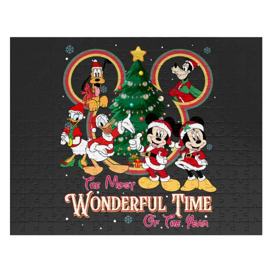 Discover Disney Mickey And Friends The Most Wonderful Time Of The Year Christmas Jigsaw Puzzles